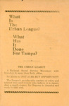 Pamphlet, What is the Urban League? What has it done for Tampa?