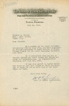 Letter, W.D.F. Snipes to Blanche Armwood, July 18, 1930 by W. D.F. Snipes
