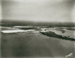 black-and-white Aerial View of Alafia River, A by Burgert Brothers