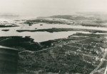 black-and-white Aerial View of Alafia River, C by Burgert Brothers