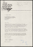 Letters, Robin Prytherch and Chris Palmer, Alafia Bank Program, January 5-11, 1989