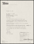 Letter, George Page to Peter Berle, NATURE Press Kits, December 13, 1985