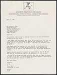 Letter, Chris Palmer to Richard T. Paul, Audubon Television Programs, April 17, 1985