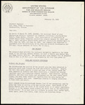 Letter, C. Edward Carlson to District Engineer, Tampa Harbor Project Report, February 18, 1969