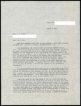 Correspondence, Carl Buchheister to Mrs. H. R. Mills, National Audubon Society History, March 5, 1980