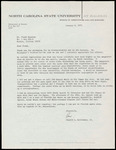 Letter, Donald McCrimmon to Frank Dunstan, Heronry Visit, January 6, 1975 by Donald A. McCrimmon Jr.