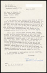 Correspondence, Ruth Troscianiec to Jim Rodgers, National Audubon History, March 5, 1980