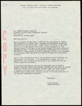 Letter, Frank Dunstan to Derrill McAteer, Environmental Planning Conflict, Undated
