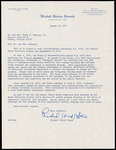 Correspondence, Richard Stone to Frank Dunstan, Water Pollution Control Act Amendments, August 13, 1976