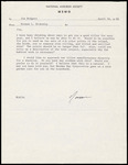 Correspondence, Norman Brunswig to Jim Rodgers, Tiller Donations, April 16, 1980