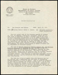 Memorandum, Attorney General Robert Shevin to Florida Governor and Cabinet, Wetlands Protection and Corps Jurisdiction, April 25, 1975