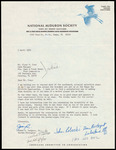 Correspondence, Jim Rodgers to Glynn Ivey, Colonial Waterbird Signs, April 5, 1980