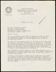 Correspondence, Robert Shevin to Earl Starnes, Green Swamp Area Proposal, February 21, 1974