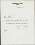 Letter, Spencer Autry to Frank Dunstan, TECO Big Bend Surveys, October 10, 1973