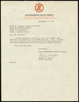 Correspondence, George Vaught and Frank Dunstan, Tampa Bay Species List, September 2, 1975