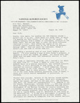 Letter, Rex Wahl to Richard T. Paul, Reddish Egret Report, August 30, 1990 by Rex Wahl