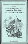 Pamphlet, Bay Area Environmental Action Team, A New Park Opening and Memorial Dedication, June 14, 1990