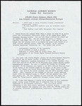 Summary, Tampa Bay Sanctuaries AWARE Project, March 1996