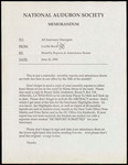 Memorandum, Lucille Brock to All Sanctuary Managers, Monthly Reports and Attendance Sheets, June 26, 1995