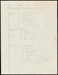 Notes, Reddish Egret Fish Sampling — Codes, Undated by Unknown