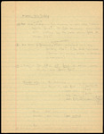 Notes, Monthly Fish Trapping in Florida Bay, Undated
