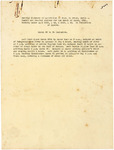 Audubon Florida Records, 1900-1970, Box 1 Folder 30 : Chokoloskee, Fla., Warden reports, 1920 by Florida Audubon Society