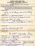 Audubon Florida Records, 1900-1970, Box 3 Folder 13 : Warden Glenn Chandler, Okeechobee-Kissimmee, 1950 by Florida Audubon Society