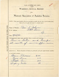 Audubon Florida Records, 1900-1970, Box 3 Folder 20 : Louisiana - Pass A'Lourtre Mud Lumps, Warden's Annual Reports, 1933-1940 by Florida Audubon Society