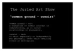 Postcard, The Juried Art Show, 2008