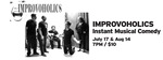 Poster, Improvoholics: Instant Musical Comedy,