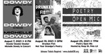 Poster, August Show, 2021 by Studio at 620, Michelle Dowdy, Anthony Patterson, Denzel Johnson-Green, and Keep St. Pete Lit