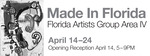 Poster, Made in Florida: Florida Artists Group Area IV, 2021 by Studio at 620 and Florida Artists Group Area IV