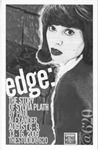 Program, Edge: The Story of Silvia Plath, 2009 by Paul Alexander, Studio at 620, Method Machine Productions, 20@620, Marcy J. Savastano, David Henderson, Glenn Grieves, and Matt Everett