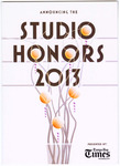 Program, The Studio Honors, 2013