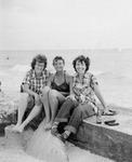 Three People on the Beach at Jack's Place