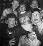 Five men in drag by Bobby, 1923-2008 Smith