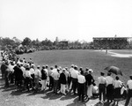 Crowd watching a baseball game in West Tampa at McFarlane Park by Burgert Brothers