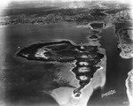 Aerial View of Big Island and Little Grassy Island Before Dredging Began for Davis Islands, February 4, 1925