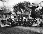 Band Director Harold Bachman and His Million Dollar Band in Plant Park, February 15, 1927 by Burgert Brothers