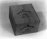 Advertisement photograph featuring Bering Spanish Colonial Style Cigar box