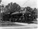 Atlantic Coast Line Railroad Steam Locomotive on Display by Burgert Brothers