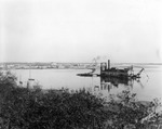 Dredging During the Construction of Davis Islands, February 1, 1925 by Burgert Brothers