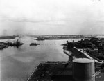 Construction of the Platt Street Bridge Viewed from the Tampa Electric Company
