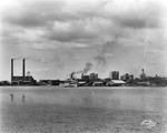 Downtown Tampa, the Tampa Electric Company, and a ferry viewed from Tampa Bay by Burgert Brothers
