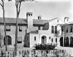 Close-up View of Walter P. Fuller's Home in St. Petersburg's Boca Ciega Bay by Burgert Brothers