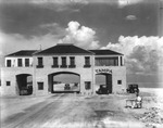 Automobile Traffic at Davis Causeway Tollgate in Clearwater, July 10, 1934 by Burgert Brothers