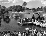 Crowd Gathered at Spring Bayou in Tarpon Springs for the Epiphany Celebration of Diving for the Cross by Burgert Brothers