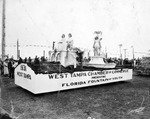 Florida Fountain of Youth Float, Sponsored by the West Tampa Chamber of Commerce, in a Parade Procession