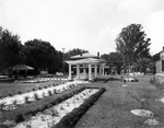 Gardens and gazebo at the Peter O. Knight residence in Tampa by Burgert Brothers