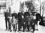 Major General W.R. Shafter and Seven Members of His Staff on the Veranda of the Tampa Bay Hotel in 1898